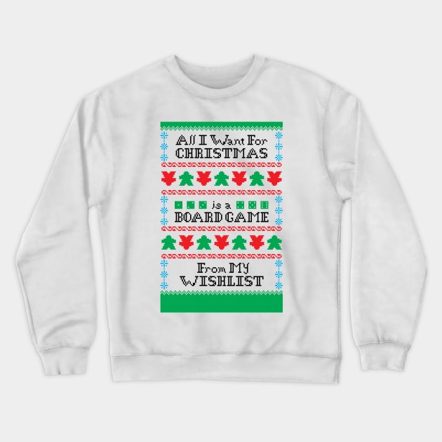 Wishlist Christmas Sweater Crewneck Sweatshirt by WinCondition